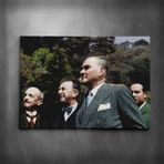 Dekolata Atatürk İstikbal Göklerdedir 50x70 cm Kanvas Tablo