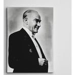 Dekolata Atatürk Madalya 50x70 cm Kanvas Tablo