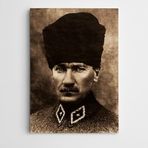 Dekolata Atatürk Şayap Kalpak 1922 35x50 cm Kanvas Tablo
