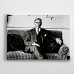 Dekolata Atatürk Siyah Beyaz 20 30x40 cm Kanvas Tablo