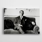 Dekolata Atatürk Siyah Beyaz 20 35x50 cm Kanvas Tablo