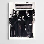 Dekolata Atatürk Tablosu Gülümserken Atatürk 25x35 cm Kanvas Tablo