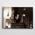 Dekolata Atatürk Tablosu Tbmm Konuşma Atatürk 50x70 cm Kanvas Tablo