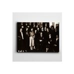 Dekolata Atatürk Tablosu Türk Ocağı Ziyareti Atatürk 30x40 cm Kanvas Tablo