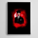 Dekolata Atatürk ve Bayrak 100x140 cm Kanvas Tablo