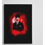 Dekolata Atatürk Ve Bayrak 70x100 cm Kanvas Tablo