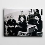 Dekolata Atatürk ve Eşrafı 20x30 cm Kanvas Tablo