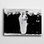 Dekolata Atatürk Yerel Kıyafet İle 40x60 cm Kanvas Tablo