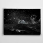 Dekolata Ay Gece 35x50 cm Kanvas Tablo
