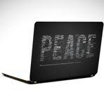 Dekolata Barış Retro 40.5x27 cm Laptop Sticker
