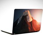 Dekolata Dağ Low Poly 34x24 cm Laptop Sticker