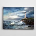 Dekolata Deniz Feneri 30x40 cm Kanvas Tablo