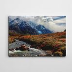 Dekolata Dere ve Dağ 70x100 cm Kanvas Tablo