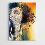 Dekolata Desen Fil 20x30 cm Kanvas Tablo