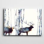 Dekolata DK001493 Geyikler Modern Sanat 70x100 cm Kanvas Tablo