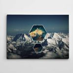 Dekolata DK001497 Kar ve Dağ Modern Sanat 40x60 cm Kanvas Tablo