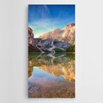 Dekolata Doğa Manzara Dağlar Göl Kanvas Tablo 70 x 140 CM