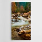 Dekolata Doğa Manzara Kayalık Şelale Kanvas Tablo 50 x 100 CM