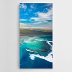 Dekolata Doğa Manzara Okyanus Dalgalar Kanvas Tablo 50 x 100 CM