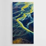 Dekolata Doğa Manzara Okyanus Kanvas Tablo 40 x 80 CM