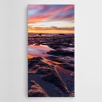 Dekolata Doğa Manzara Okyanus Kıyısında Kayalıklar Kanvas Tablo 60 X 120 Cm