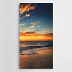 Dekolata Doğa Manzara Orange Kanvas Tablo 90 x 180 CM