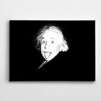 Dekolata Einstein Siyah Beyaz Kanvas Tablo 30 x 40 CM