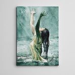 Dekolata Esaretin Başka Bir Bedeli 30x40 cm Kanvas Tablo