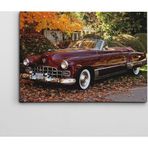 Dekolata Eski Cadillac 70x100 cm Kanvas Tablo