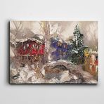 Dekolata Evler 40x60 cm Kanvas Tablo