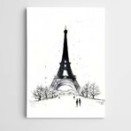 Dekolata Eyfel Paris Modern Sanat 70x100 cm Kanvas Tablo