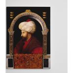 Dekolata Fatih Sultan Mehmet Han Portre KanvasTablo 40x60 cm Kanvas Tablo