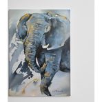 Dekolata Fil Suluboya 40x60 cm Kanvas Tablo