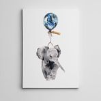 Dekolata Fil ve Balon Mini Kanvas Tablo 35 x 50 CM