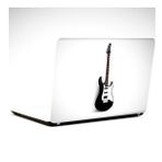 Dekolata Gitar Siyah Beyaz 37x26 cm Laptop Sticker
