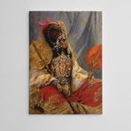 Dekolata Hintli Prenses 25x35 cm Kanvas Tablo