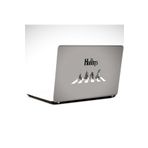 Dekolata Hobbits Minimal 29x24 cm Laptop Sticker
