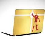 Dekolata Iron Man Altın 37x26 cm Laptop Sticker