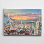 Dekolata Işıklı Yollar Arabalar Kanvas Tablo 20 X 30 Cm