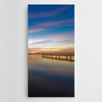 Dekolata İskele ve Deniz Kanvas Tablo 30 x 60 CM
