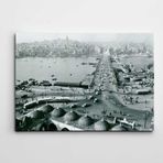 Dekolata İstanbul Haliç Siyah Beyaz Kanvas Tablo 120 x 170 CM