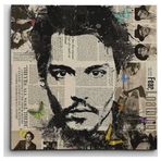 Dekolata Johhny Deep Kare 50x50 cm Kanvas Tablo