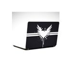 Dekolata Kalp ve Kanatlar 29x24 cm Laptop Sticker