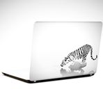 Dekolata Kaplan Siyah Beyaz 38x27 cm Laptop Sticker