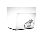 Dekolata Kaplan Siyah Beyaz 40.5x27 cm Laptop Sticker