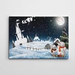 Dekolata Kardan Adam Işıklı Kanvas Tablo 60 x 85 CM