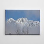 Dekolata Karlı Dağ 40x60 cm Kanvas Tablo