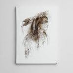 Dekolata Kızılderili Mini 50x70 cm Kanvas Tablo