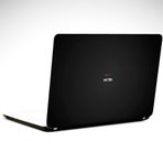 Dekolata Matrix Mavi Kırmızı 37x26 cm Laptop Sticker