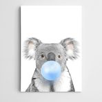Dekolata Mavi Sakızlı Koala 30x40 cm Kanvas Tablo